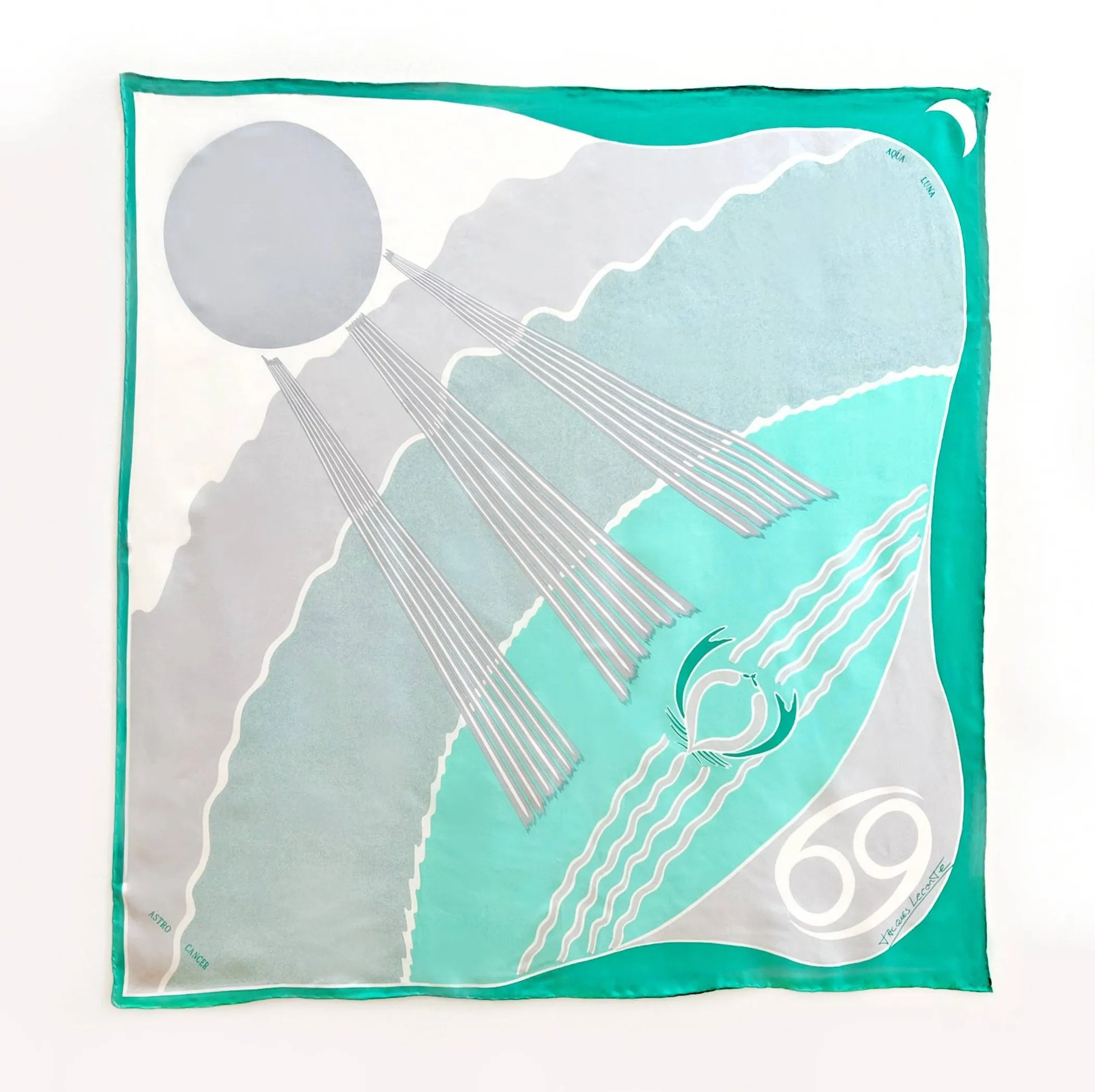 CANCER SILK SCARF - JACQUES LECONTE