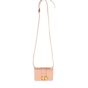 CHRISTIAN DIOR Rose Des Vents Calfskin 30 Montaigne Micro Bag