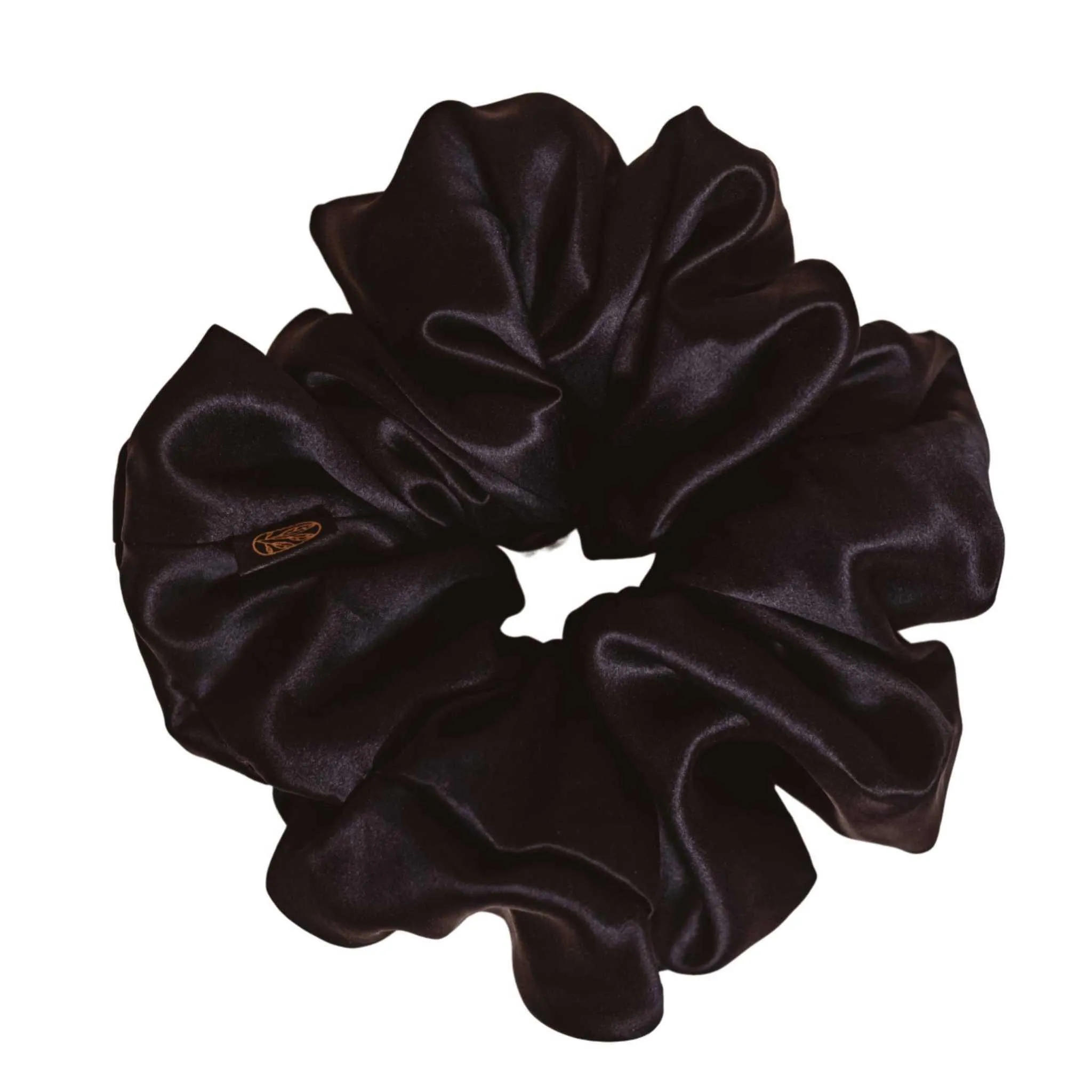 Curlfriend Collective Onyx Black 100% Mulberry Silk Scrunchie