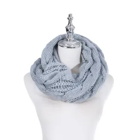 Knit Snood Light Grey