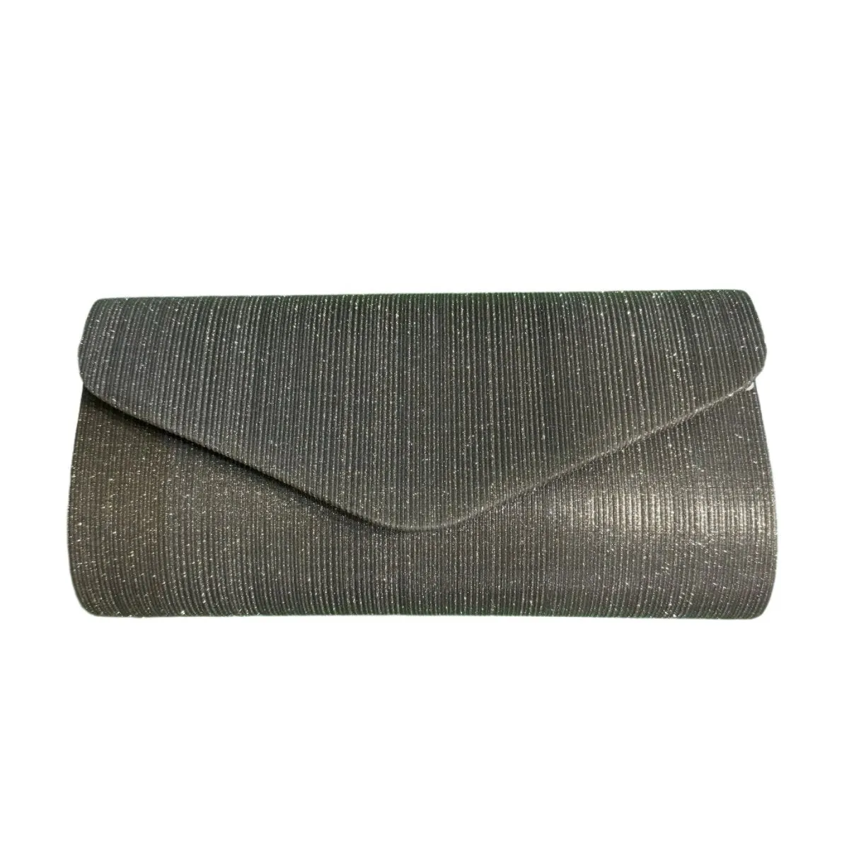 Koko Grey Shimmer Clutch Bag