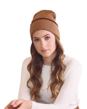 Lizi Headwear BRCCFCO Coffee/Cocoa Rim Cuff Beanie