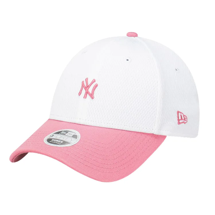 New Era New York Yankees Womens 9FORTY - White/Pink Rogue