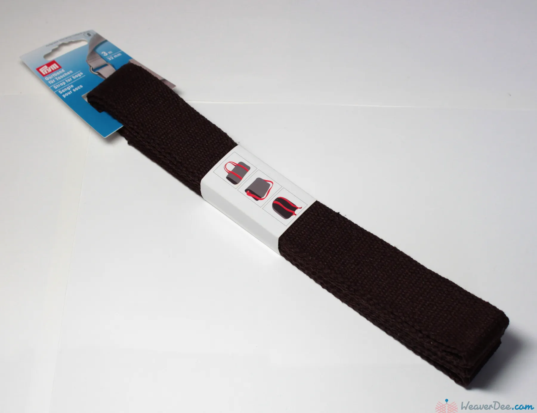 PRYM Cotton Bag Strap / Brown