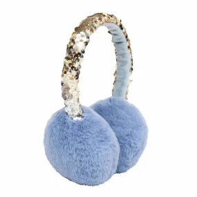 Rockahula: Shimmer Sequin Earmuffs Blue