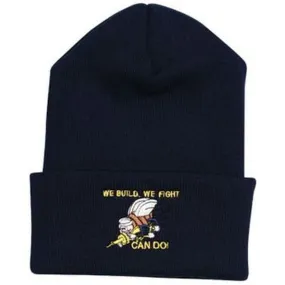 SEABEE Watch Cap, We Build We Fight