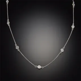 Silver Dot Chain Necklace