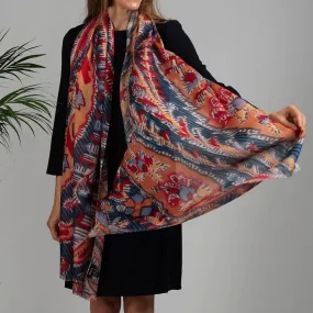 The Liberty Print Quartet – The Paisley Cashmere and Silk Wrap